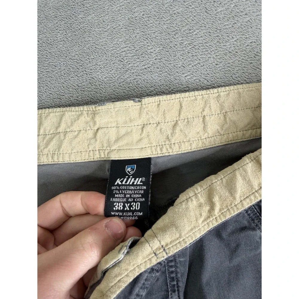 Kuhl D'Lux Cargo Pants Men's Size 38x30 Gray Outdoor Hiking
